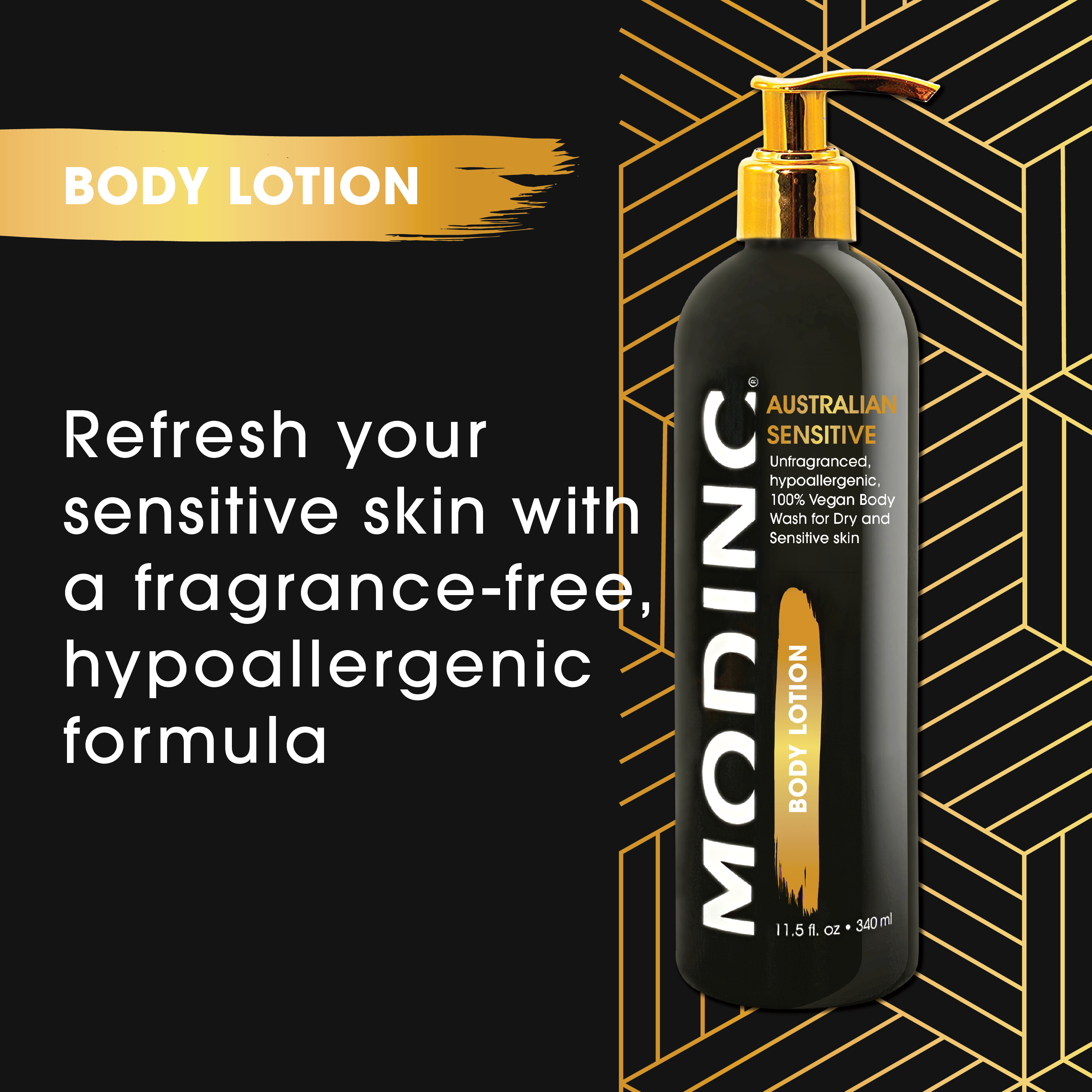 Discover Pure Delight: MODINC's Hypoallergenic Body Lotion for Sensitive Skin