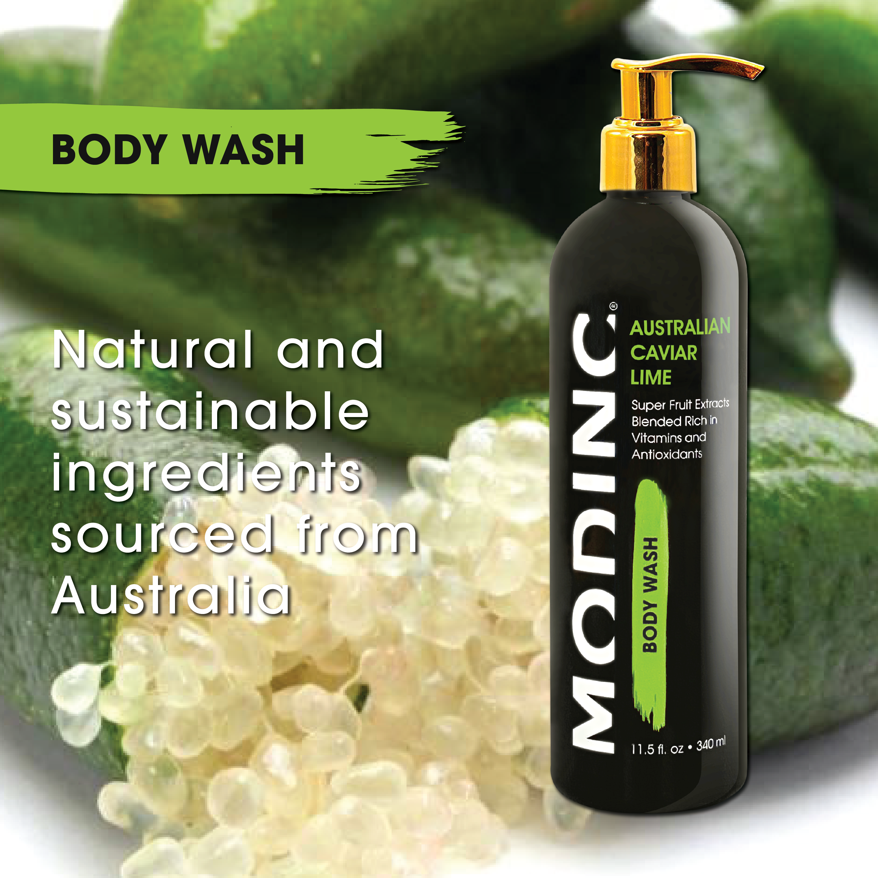 Australian Caviar Lime Body Wash