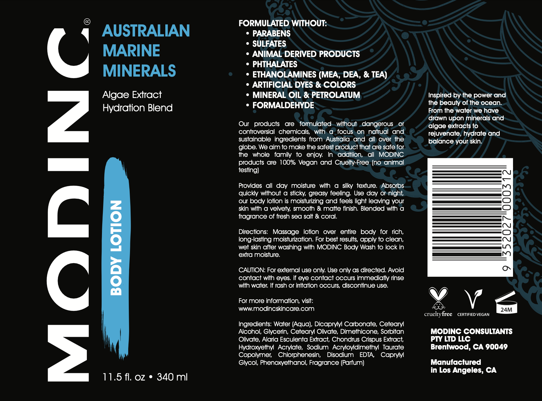 Australian Marine Minerals Body Lotion