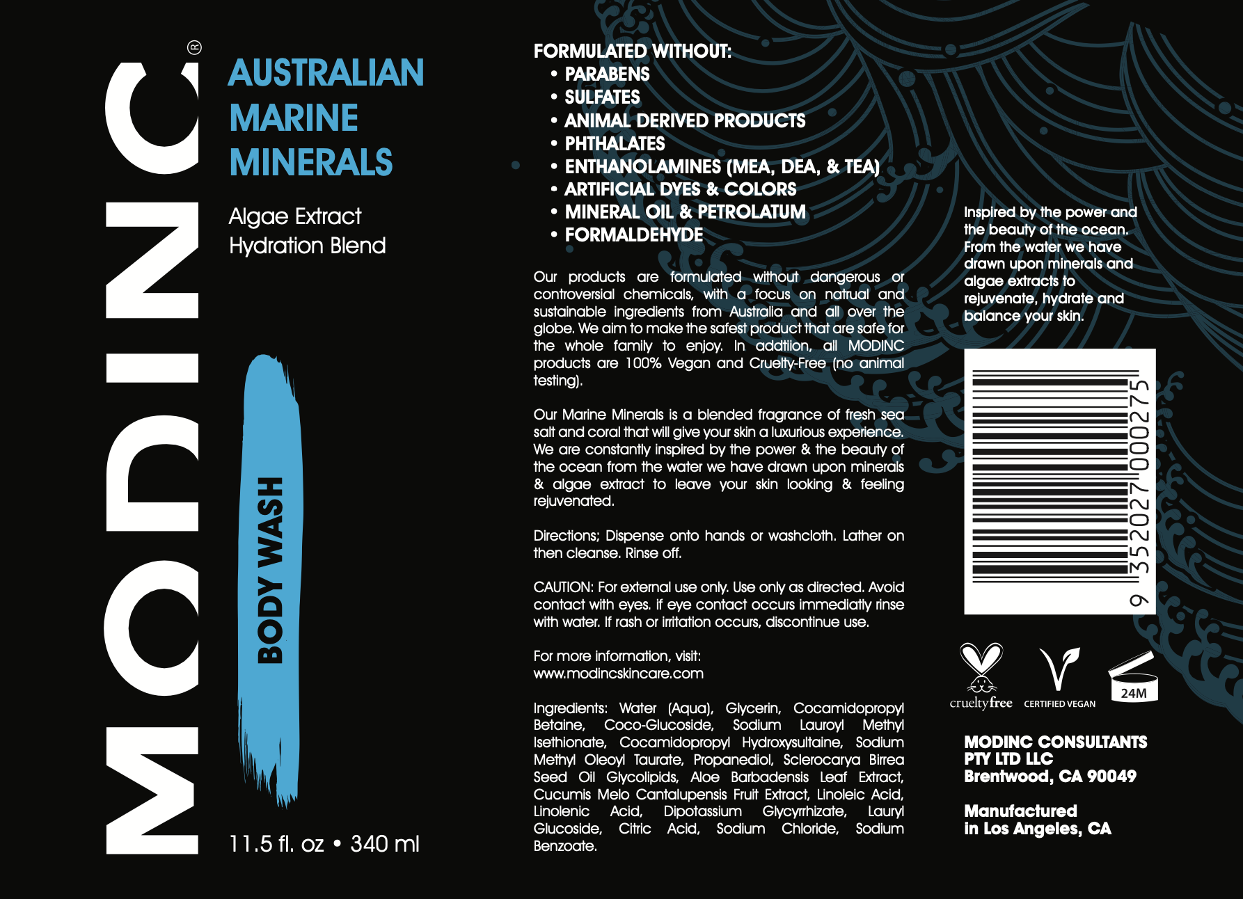 Australian Marine Minerals Body Wash