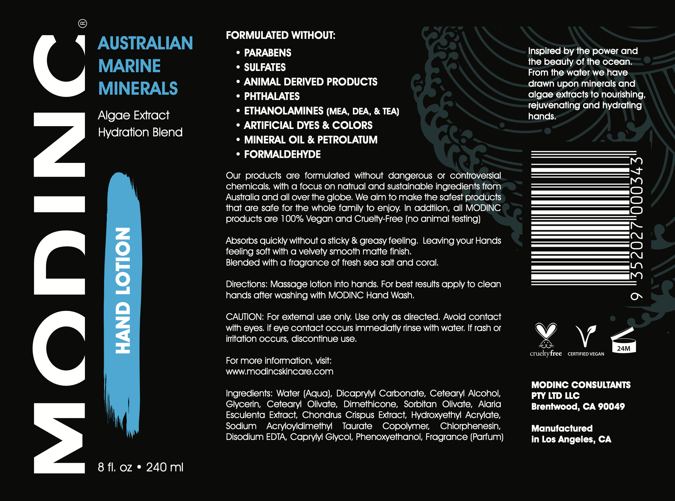 Australian Marine Minerals Hand Lotion